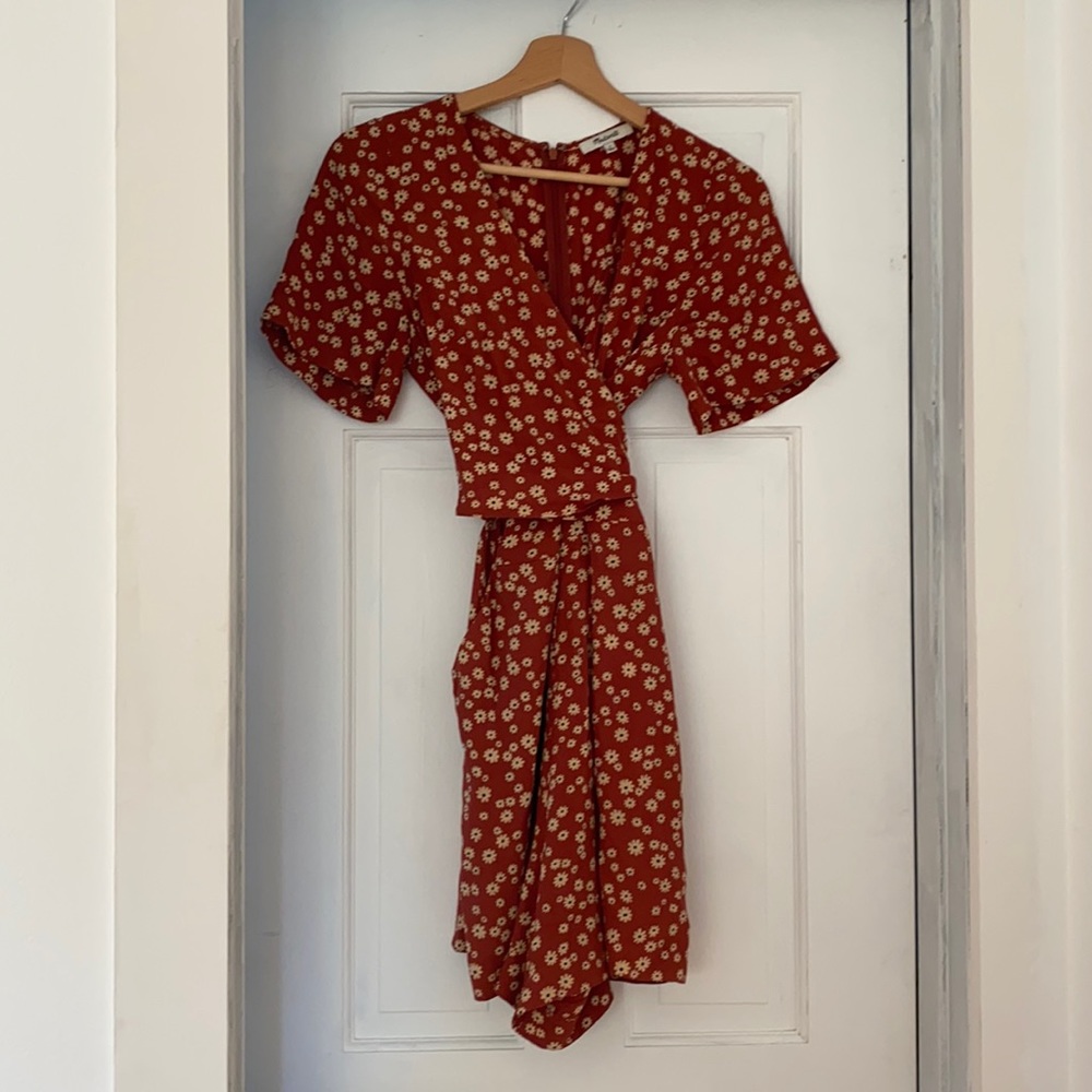 Floral wrap Madewell romper